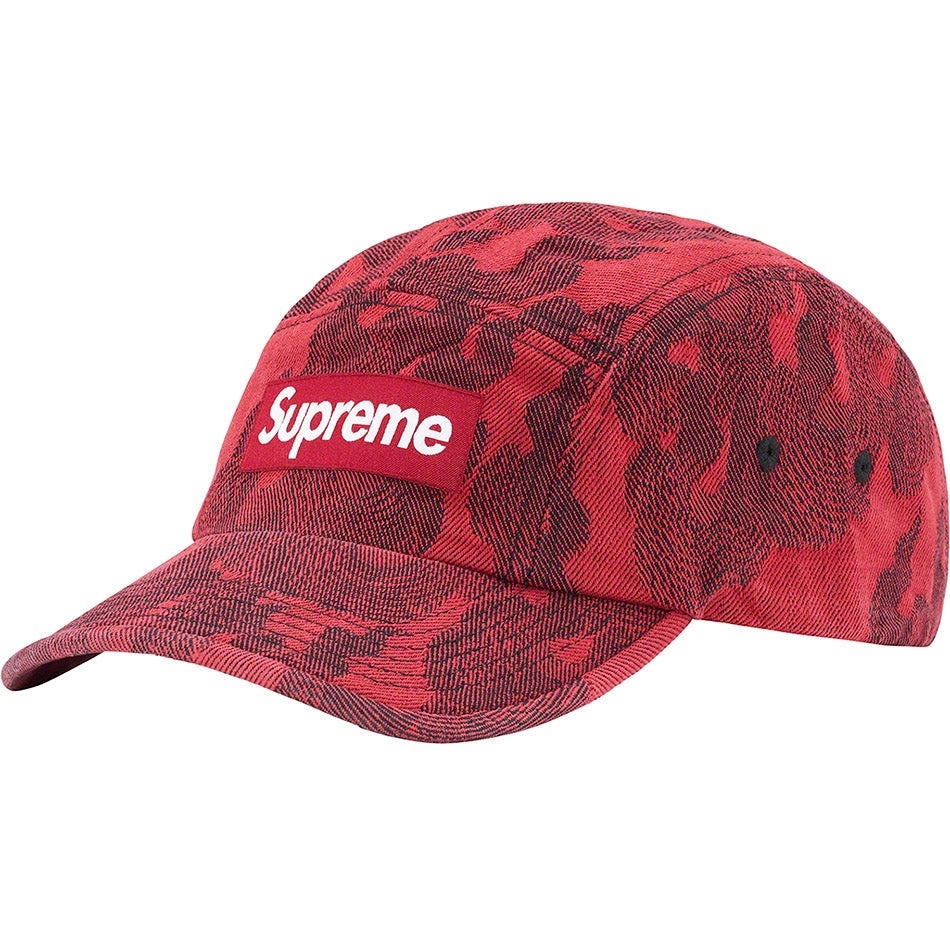 Flames Jacquard Denim Camp Cap view 2